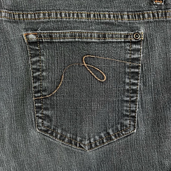 Black Denim Bootcut Jeans women size 18 - Picture 4 of 4